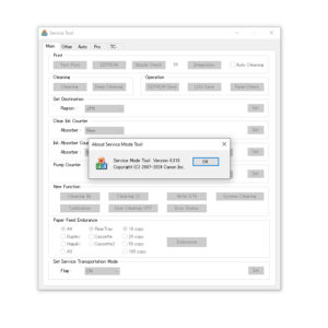 CANON SERVICE TOOL V6310